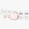 Beemoo Amning-CARE Duo Elektrisk Dobbelt Brystpumpe inkl. Modermælksflaske 180 ml 2-pak