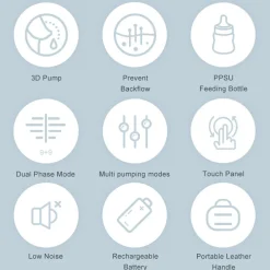 Amning|Beemoo CARE Duo Elektrisk Dobbelt Brystpumpe