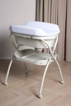 Pusleborde|Beemoo CARE Flex Puslebord med Badekar, Soft Beige