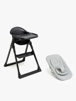 Højstole & Tilbehør|Beemoo CARE Harmony Højstol inkl. Sæt til Nyfødte, All Black