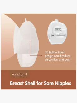 Beemoo Amning-CARE Horigen Bærbar Manuel Brystpumpe inkl. 10-pak Ammeindlæg