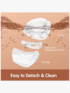 Beemoo Amning-CARE Horigen Bærbar Manuel Brystpumpe inkl. 10-pak Ammeindlæg