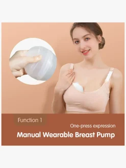 Beemoo Amning-CARE Horigen Bærbar Manuel Brystpumpe inkl. 10-pak Ammeindlæg