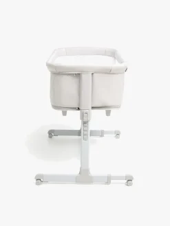 Børnesenge & Tilbehør|Beemoo CARE 2-i-1 Bedside Crib & Kravlegård, Light Grey