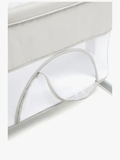 Børnesenge & Tilbehør|Beemoo CARE 2-i-1 Bedside Crib & Kravlegård, Light Grey