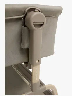 Børnesenge & Tilbehør|Beemoo CARE Motion Bedside Crib, Taupe/Wood