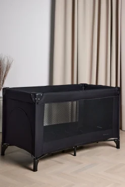 Børnesenge & Tilbehør|Beemoo CARE QuickFold Weekendseng, Black Sort