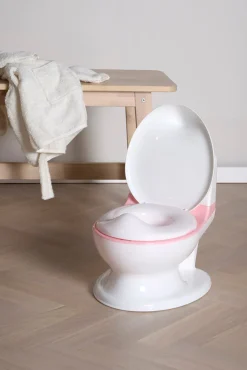 Badeværelset|Beemoo CARE Toiletpotte med Lyd, White/Pink Lyserød