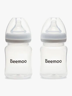 Amning|Beemoo CARE Wearable Elektrisk Brystpumpe Single inkl. Modermælksflaske 180 ml 2-pak