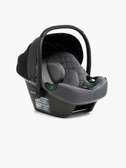 Vognpakker|Beemoo Easy Fly Lux 4 Klapvogn inkl Route i-Size Autostol Baby, Jet Black/Mineral Grey