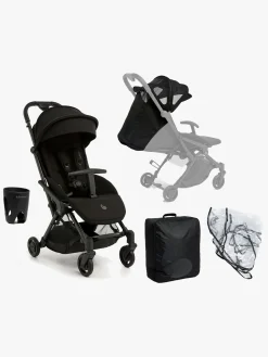 Vognpakker|Beemoo Easy Fly Lux 4 Klapvogn inkl. Tilbehørspakke, Jet Black