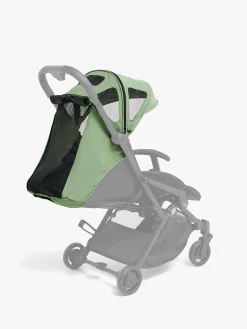 Beemoo Vognpakker-Easy Fly Lux 4 Klapvogn inkl. Breezy Kaleche, Jet Black/Sea Greenv