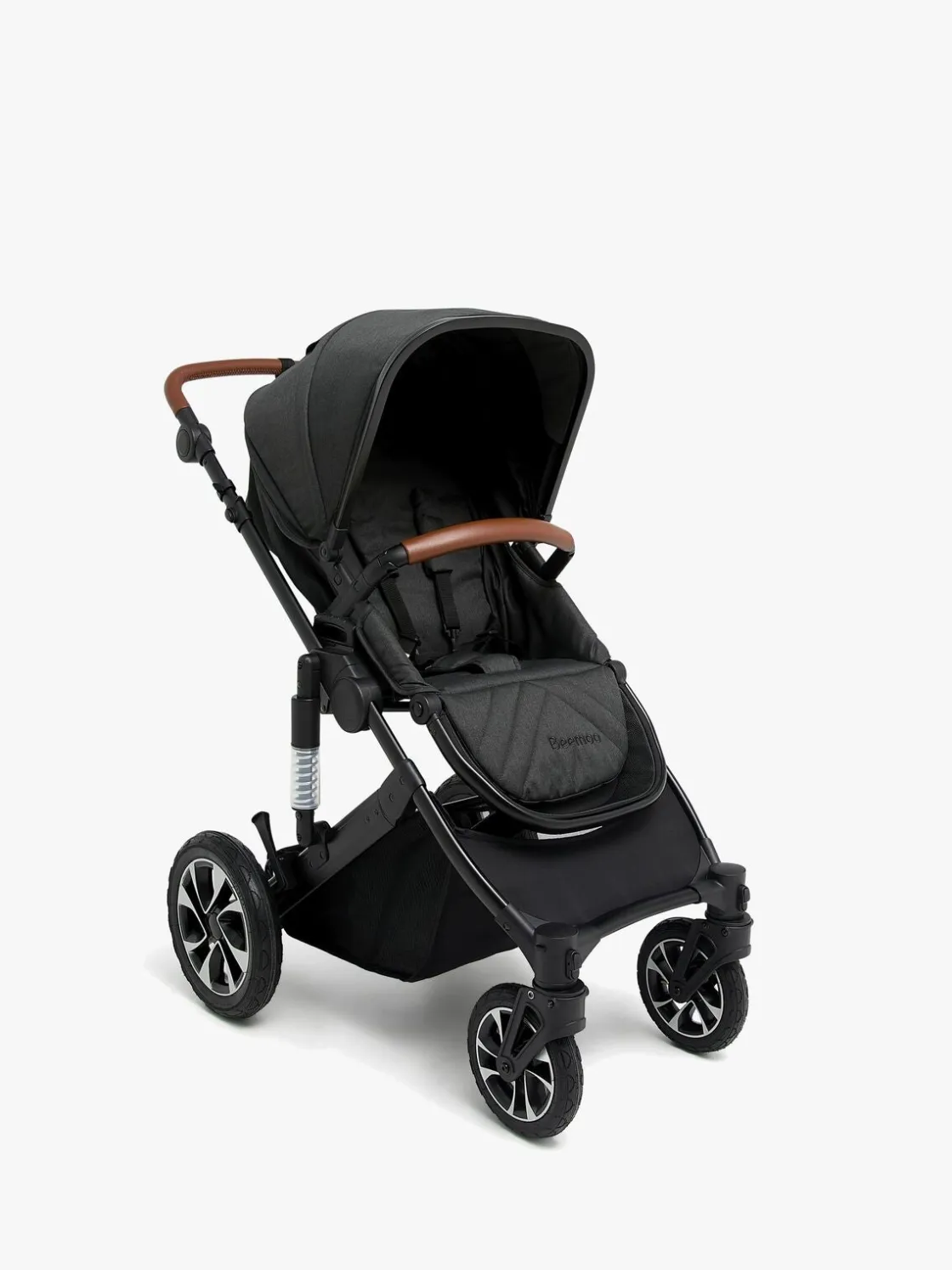 Klapvogne|Beemoo Maxi 4 Klapvogn, Black/Black Sort