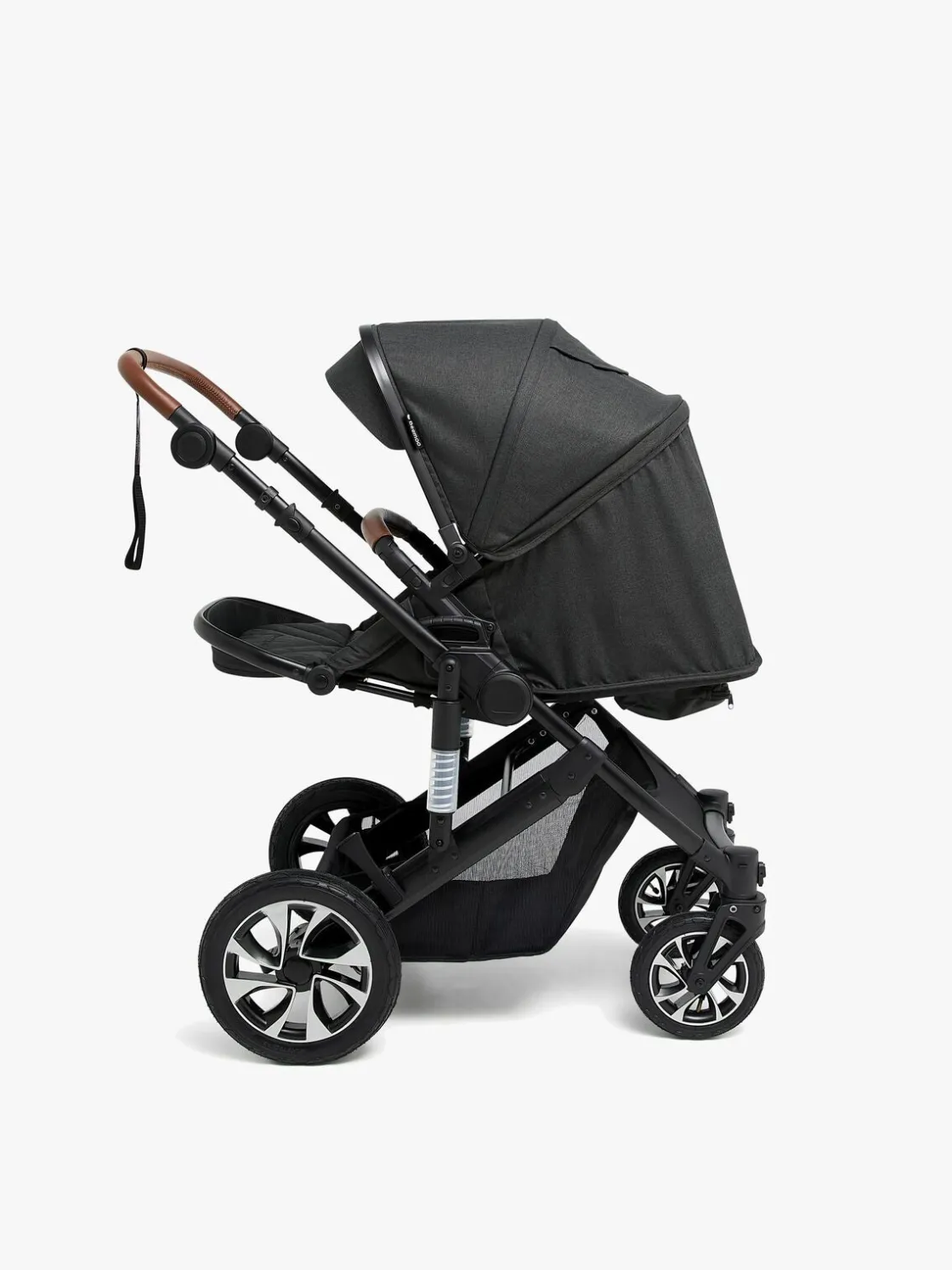 Klapvogne|Beemoo Maxi 4 Klapvogn, Black/Black Sort