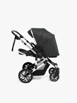 Klapvogne|Beemoo Maxi 4 Klapvogn, Black/Silver Sort