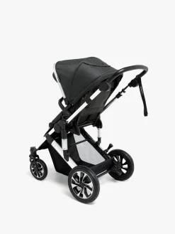 Klapvogne|Beemoo Maxi 4 Klapvogn, Black/Silver Sort