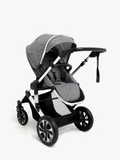 Klapvogne|Beemoo Maxi 4 Klapvogn, Grey/Silver Sort