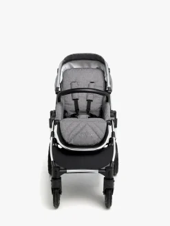 Klapvogne|Beemoo Maxi 4 Klapvogn, Grey/Silver Sort