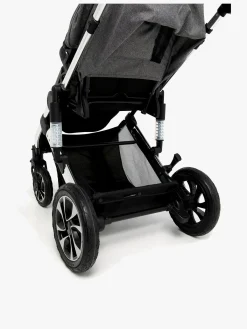 Klapvogne|Beemoo Maxi 4 Klapvogn, Grey/Silver Sort