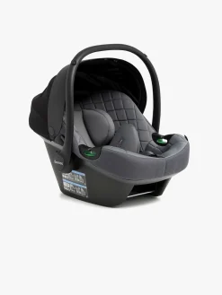 Beemoo Vognpakker-Maxi 4 Twin Søskendevogn inkl. Route i-Size Autostol Baby, Black/Mineral Grey
