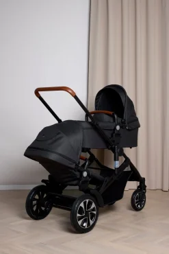 Søskendevogne|Beemoo Maxi 4 Twin Søskendevogn, Black/Black Sort