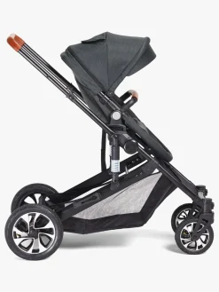 Søskendevogne|Beemoo Maxi 4 Twin Søskendevogn inkl. Søskendeklapvognsdel, Black/Black