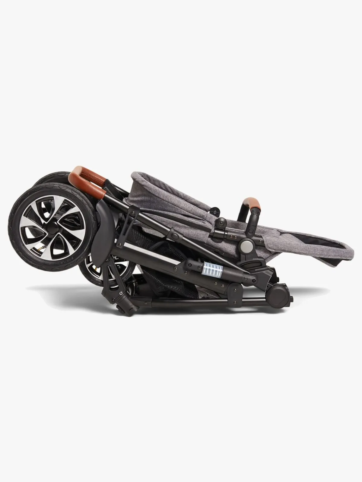 Beemoo Søskendevogne-Maxi 4 Twin Søskendevogn, Grey Melange/Black