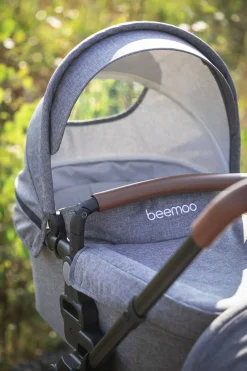 Beemoo Søskendevogne-Maxi 4 Twin Søskendevogn, Grey Melange/Black