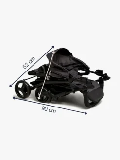 Rejseklapvogne|Beemoo Move Shopper Klapvogn, Asphalt Grå