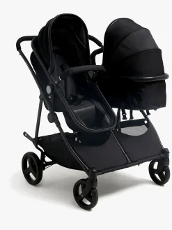 Søskendevogne|Beemoo Move Twin 2-in-1 Søskendevogn, Black Sort