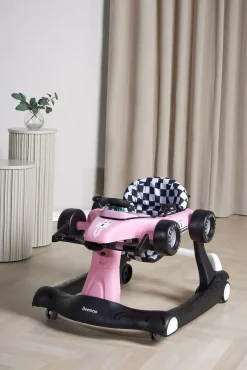 Gåstole|Beemoo PLAY Bil Gåstol, Pastel Pink Lyserød