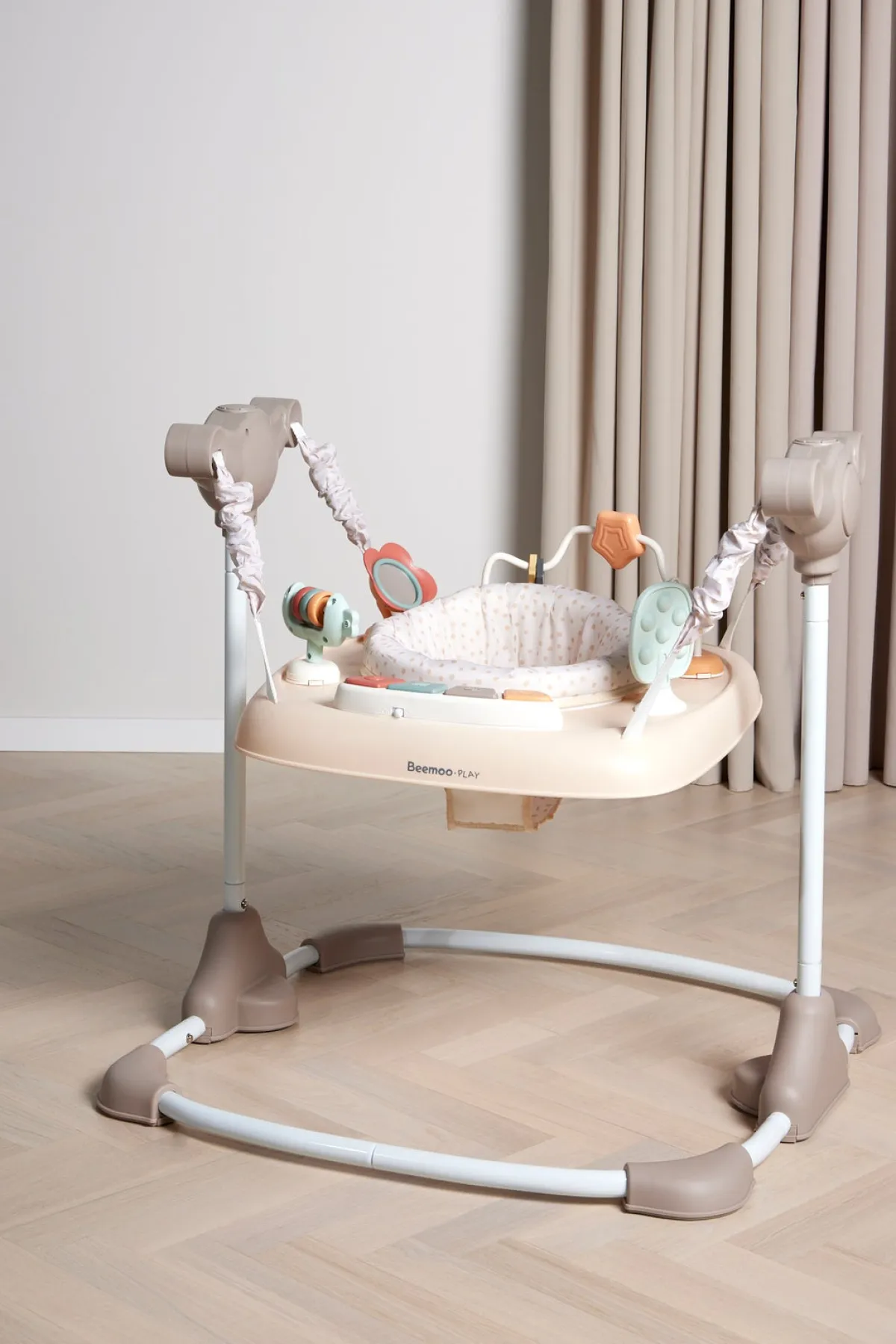 Beemoo Skråstole & Babygynger-PLAY Bounce Hoppegynge, Mocha