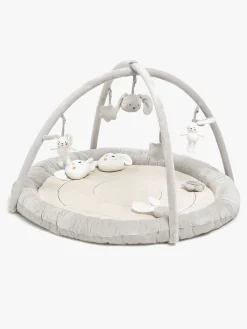 Babylegetøj|Beemoo PLAY Bunny Aktivitetstæppe, Grey Grå