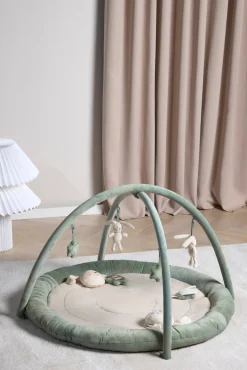 Beemoo Babylegetøj-PLAY Bunny Aktivitetstæppe, Green