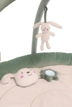 Beemoo Babylegetøj-PLAY Bunny Aktivitetstæppe, Green