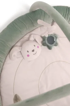 Beemoo Babylegetøj-PLAY Bunny Aktivitetstæppe, Green