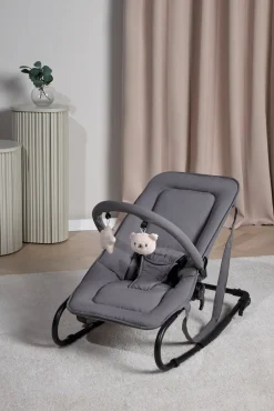 Skråstole & Babygynger|Beemoo PLAY Simple Skråstol, Stone Grey Grå