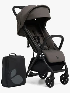Klapvogne|Vognpakker|Beemoo Pro Airway Klapvogn inkl. Padded Transporttaske, Mocha Grey