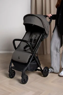 Rejseklapvogne|Beemoo Pro Airway Klapvogn, Mocha Grey Grå