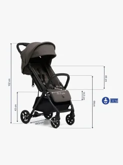 Rejseklapvogne|Beemoo Pro Airway Klapvogn, Mocha Grey Grå