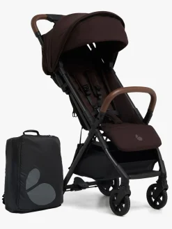 Rejseklapvogne|Vognpakker|Beemoo Pro Airway Klapvogn inkl. Padded Transporttaske, Espresso Brown