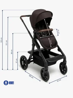 Beemoo Klapvogne-Pro Max Klapvogn, Espresso Brown