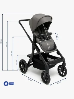 Klapvogne|Beemoo Pro Max Klapvogn, Mocha Grey Grå