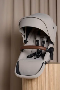 Vogndele|Beemoo Pro Max/Pro Multi 2 Søskendesæde, Latte Beige