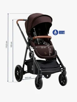 Beemoo Klapvogne-Pro Multi 2 Klapvogn, Espresso Brown