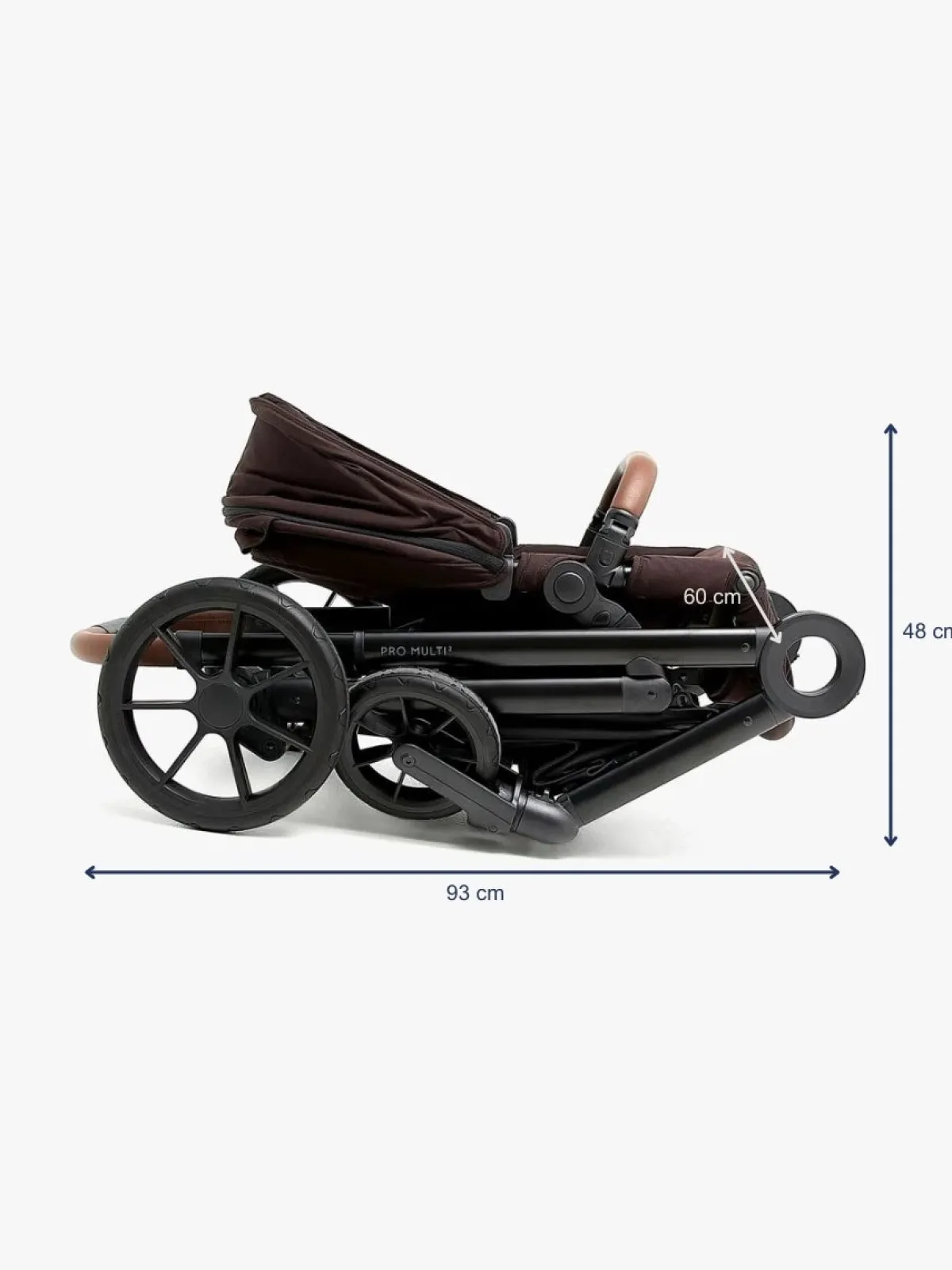 Beemoo Klapvogne-Pro Multi 2 Klapvogn, Espresso Brown