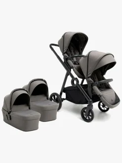 Beemoo Tvillingevogne-Pro Multi 2 Tvillingevogn, Mocha Grey