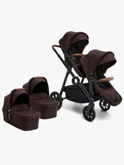 Tvillingevogne|Beemoo Pro Multi 2 Tvillingevogn, Espresso Brown