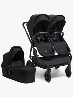 Søskendevogne|Beemoo Pro Twin 2 Søskendevogn inkl. Liggedel, Coffee Black