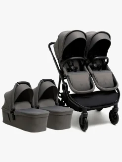 Vognpakker|Beemoo Pro Twin 2 Tvillingevogn, Mocha Grey